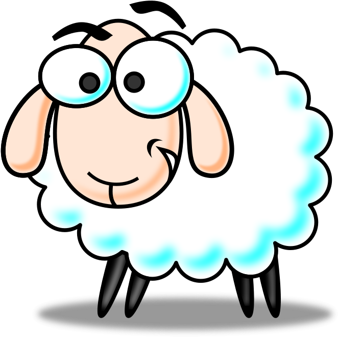 Cool Clipart Sheep - Sheep Clipart (664x660), Png Download