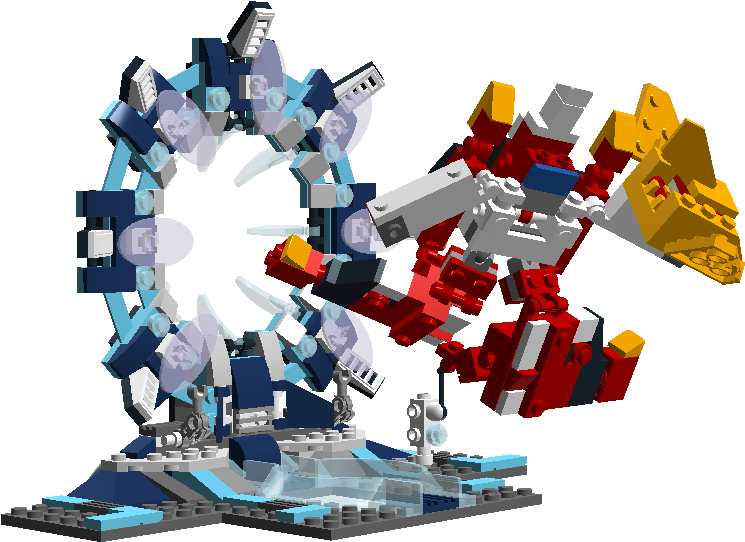 Air Leon On Lego Dimensions Portal - Lego (1125x576), Png Download