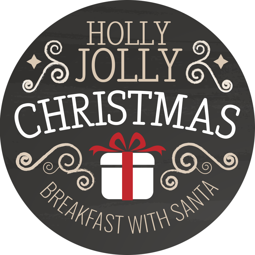 2018 Holly Jolly Christmas - Label (871x872), Png Download
