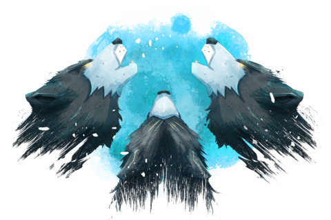 In Western Europe, Wolves Were Not Seen As Positively - Hooded Skunk (480x320), Png Download