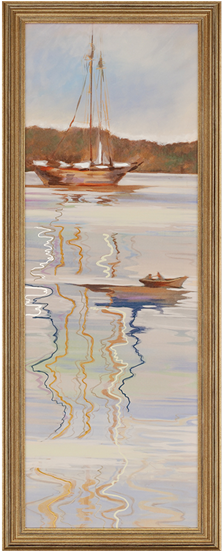 Blue Reflections I - Paragon Decor Blue Reflections I By Jardine Wall Art (550x550), Png Download