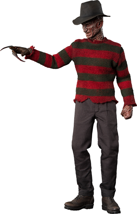 Freddy Krueger Sixth Scale Figure By Sideshow Collectibles - Freddy Krueger Transparent (480x752), Png Download
