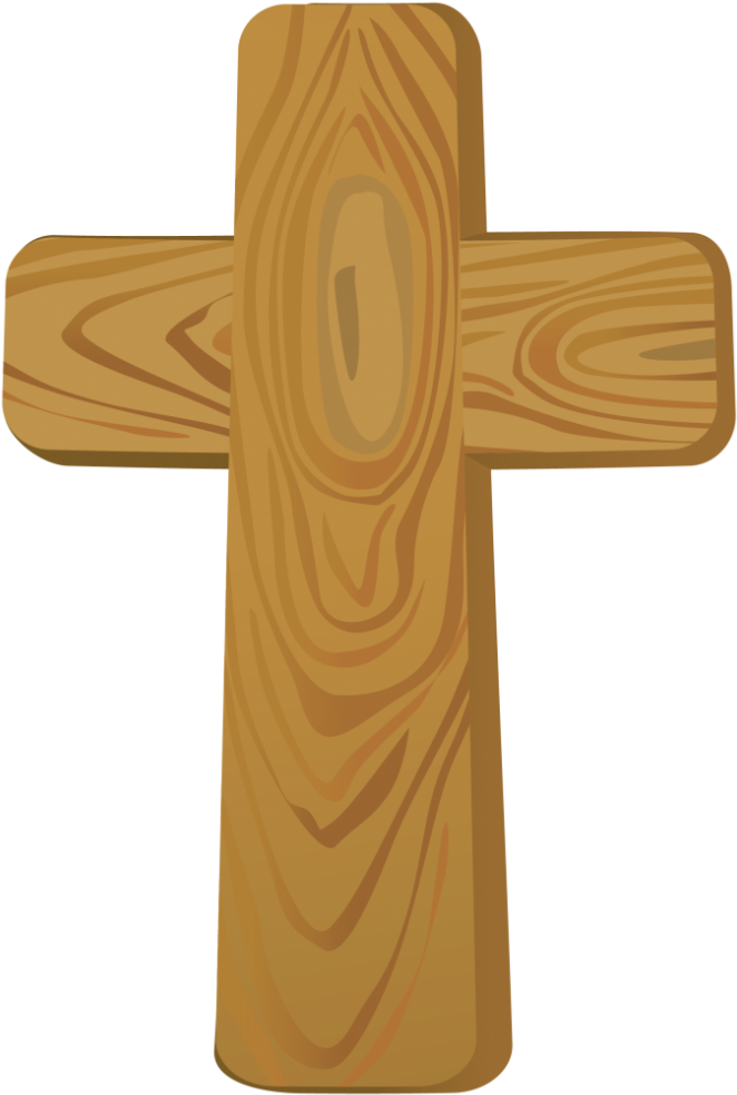 0, - Transparent Jesus Wooden Cross Clipart (403x600), Png Download