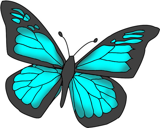 Monarch Butterfly Clipart Beautiful Butterfly - Mariposas Rosadas (591x514), Png Download