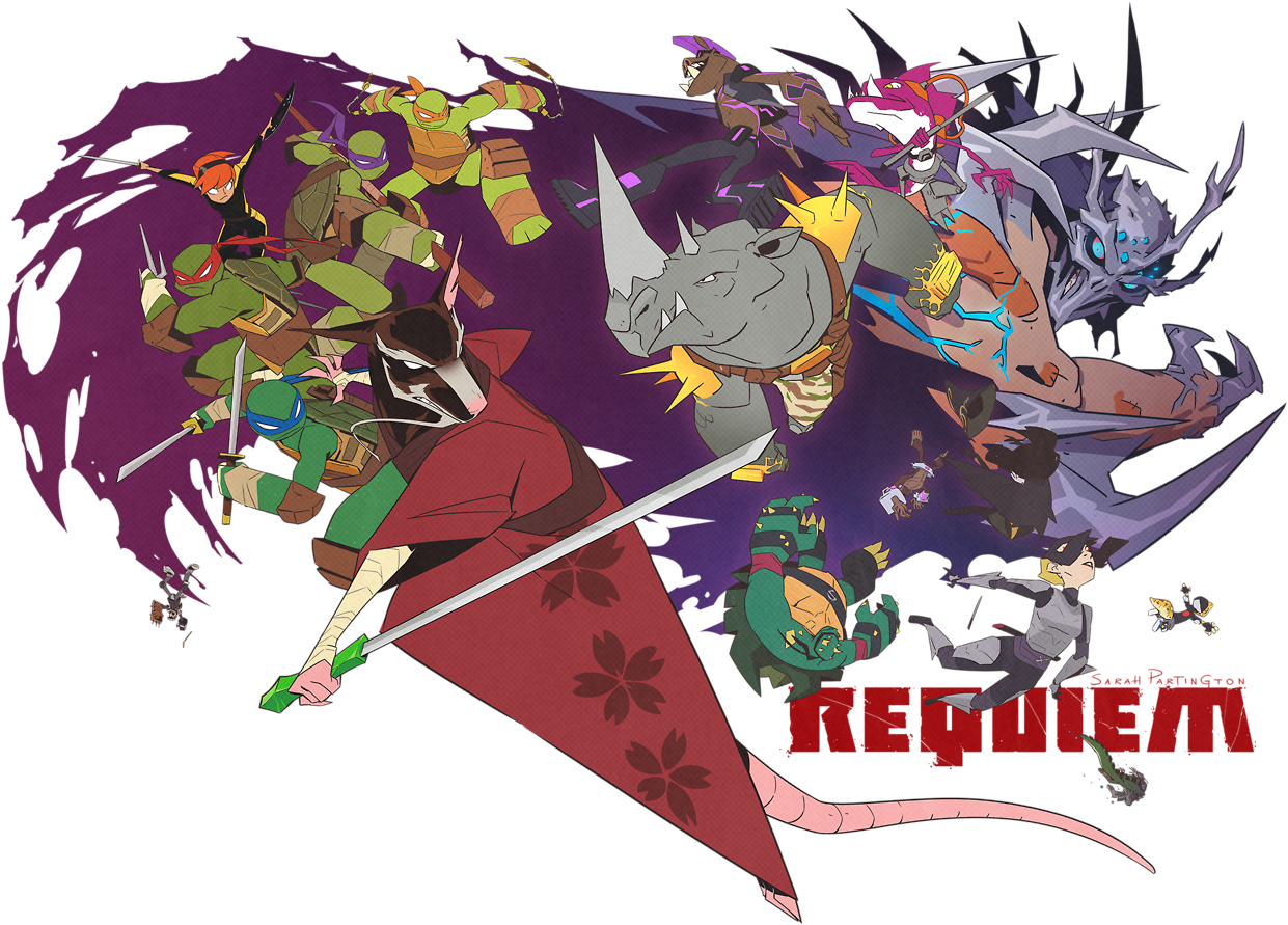Marvel - Tmnt Requiem (1280x931), Png Download