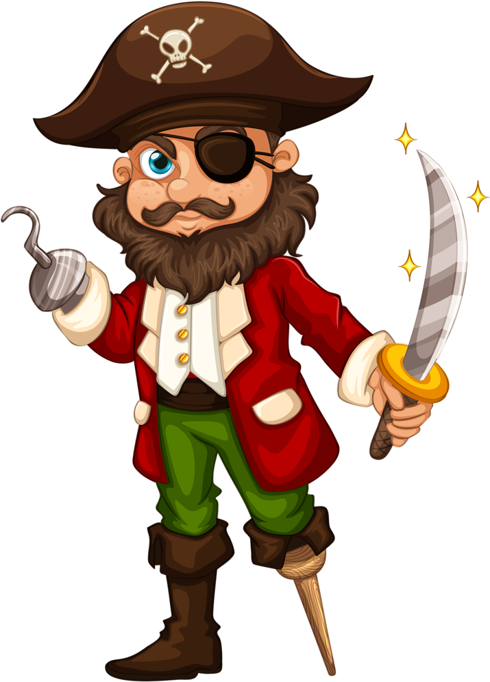 Clip Free Png Pinterest Clip Art Scrapbook And - Pirate Illustration (737x1024), Png Download
