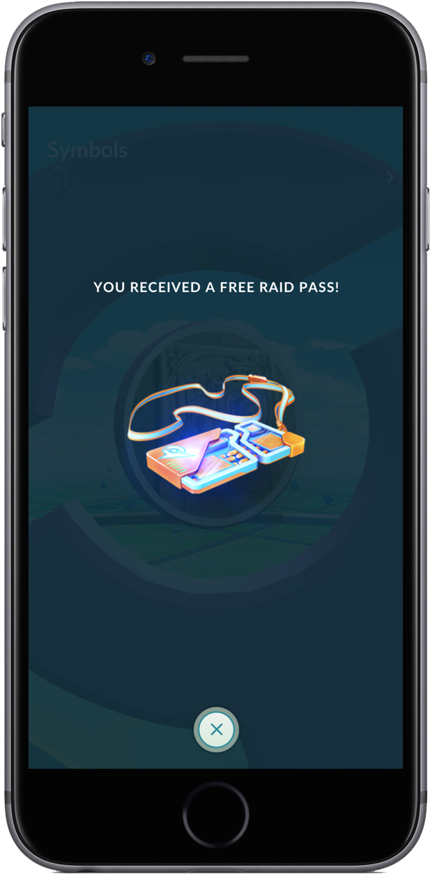 Download Pokemon Go Raid Pass Smartphone Full Size PNG Image PNGkit