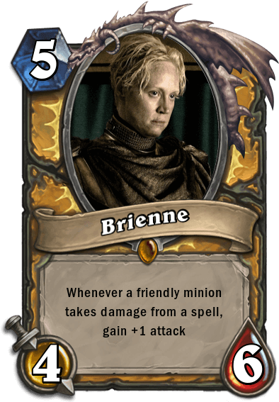 Hearthstone Game Of Thrones Brienne - Vanessa Vancleef Hearthstone (400x573), Png Download