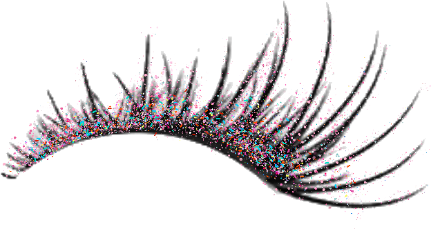 Royalty Free Stock Eyelash Clipart Glitter - Glitter Eyelash Transparent Background (660x451), Png Download