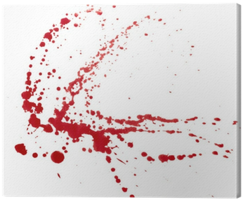 Blood Splatters Isolated On White - Blood Splatter (400x400), Png Download