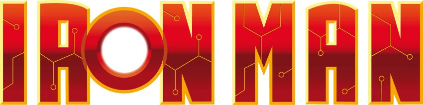 Free Png Ironman Png Images Transparent - Iron Man Logo Png (850x211), Png Download