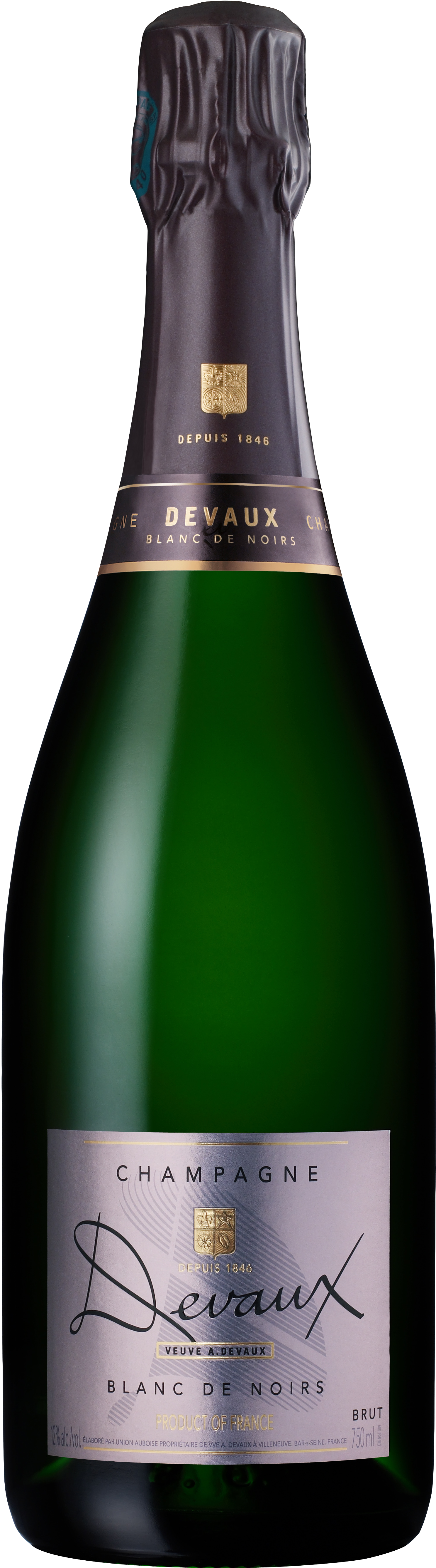 Blanc De Noirs Champagne Devaux - Champagne Devaux Blanc De Noir (2528x5940), Png Download