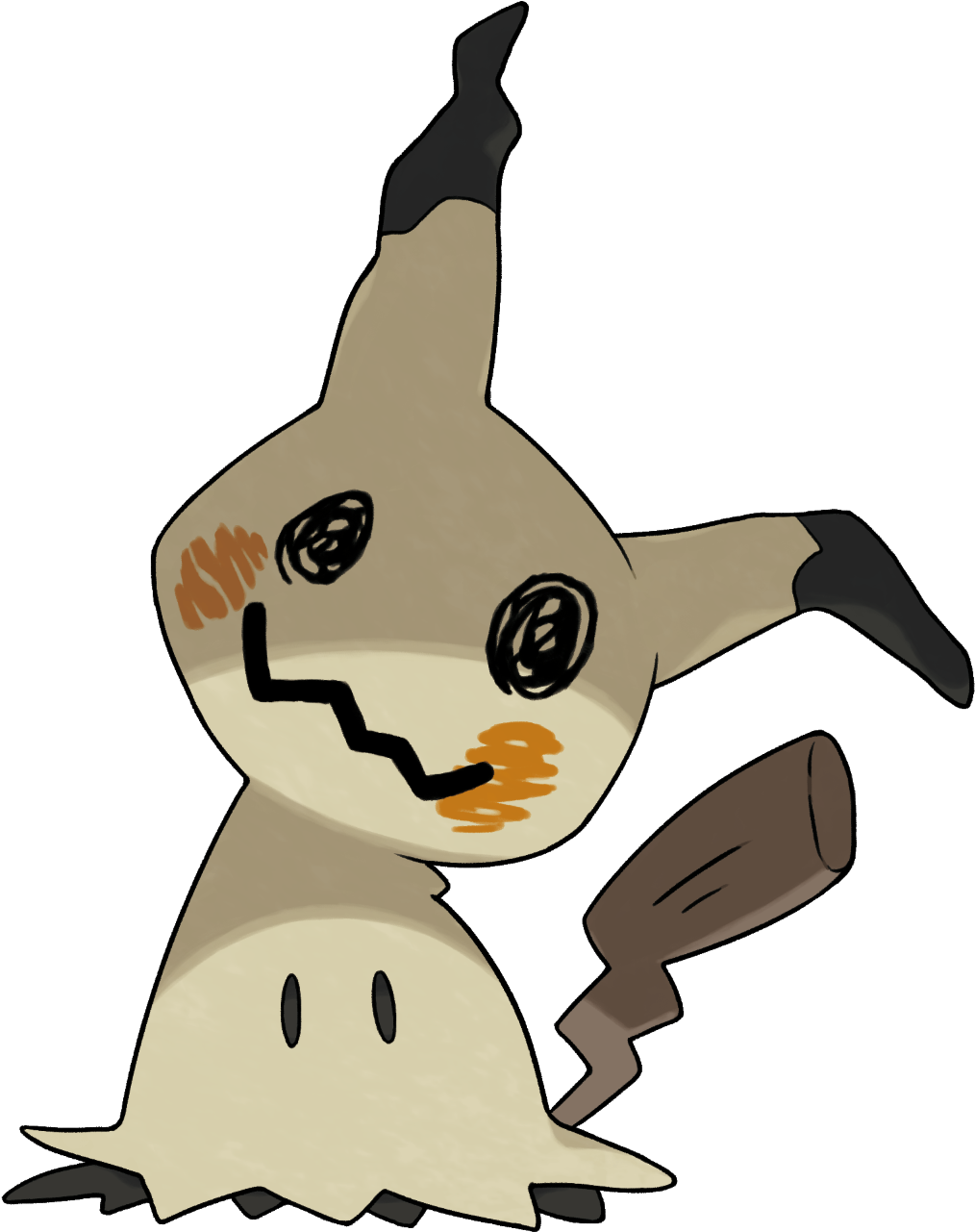 Good News Pokémon Sun And Moon Are Just As Disturbing - Mimic Pokemon Sun And Moon (1200x1200), Png Download