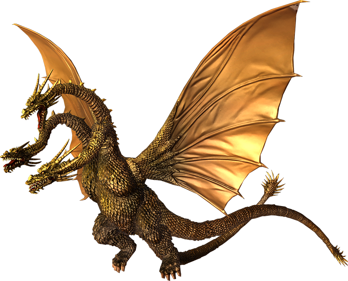 Ps3 Godzilla King Ghidorah Full - King Ghidorah Png (1191x963), Png Download