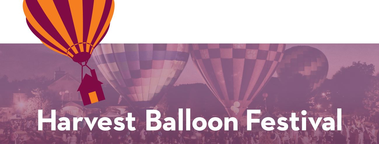Header-balloon - Harvest Balloon Festival Sterling Lake (1300x494), Png Download
