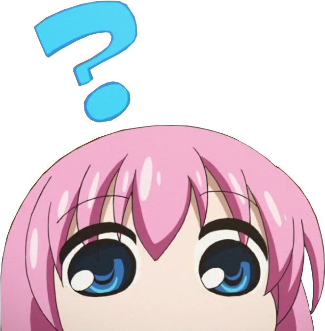 /b/ - Random - Question Mark Anime (722x768), Png Download