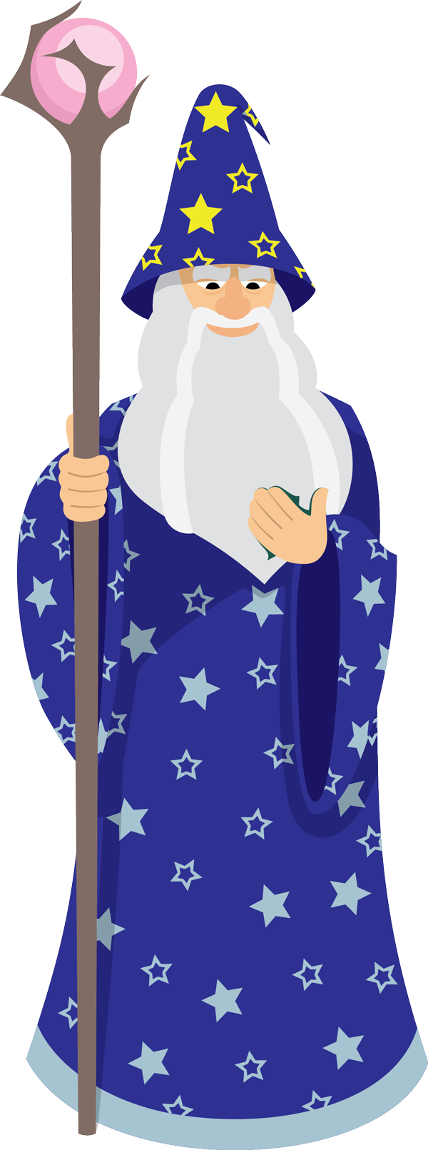 Bob And The Alien Wizard - Magician (600x1611), Png Download