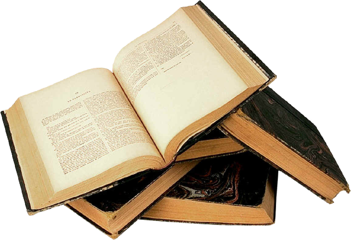 Book Png - Stack Of Open Books (1156x792), Png Download