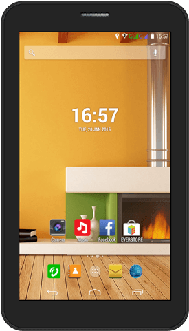 At1d Black 1 - Tablet Evercoss (594x480), Png Download