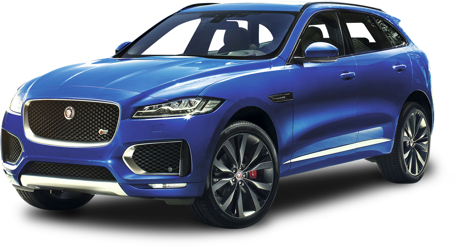 Blue Jaguar F Pace Car Png Image - Jaguar Car F Pace (1679x966), Png Download
