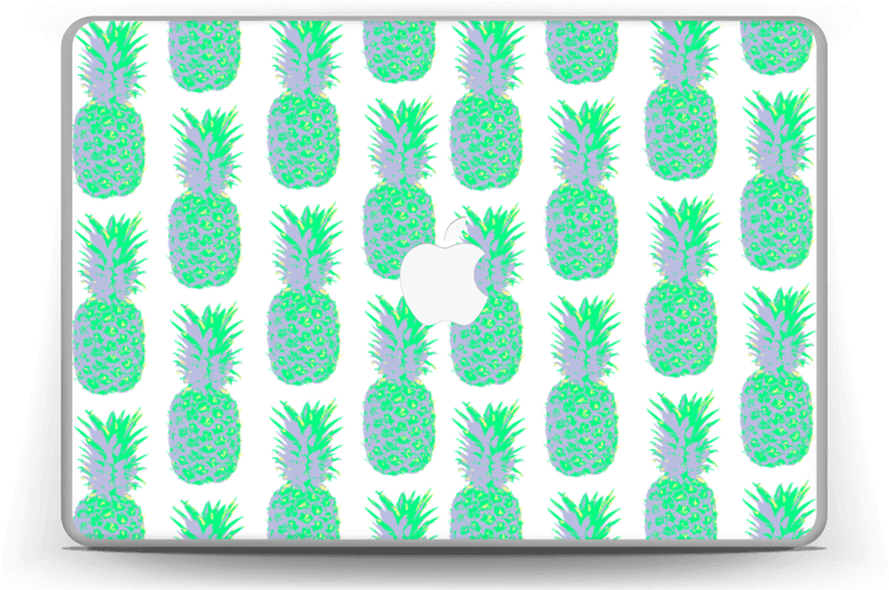 Pineapple Pattern - Apple Macbook Air (13", Mid 2017) (800x559), Png Download