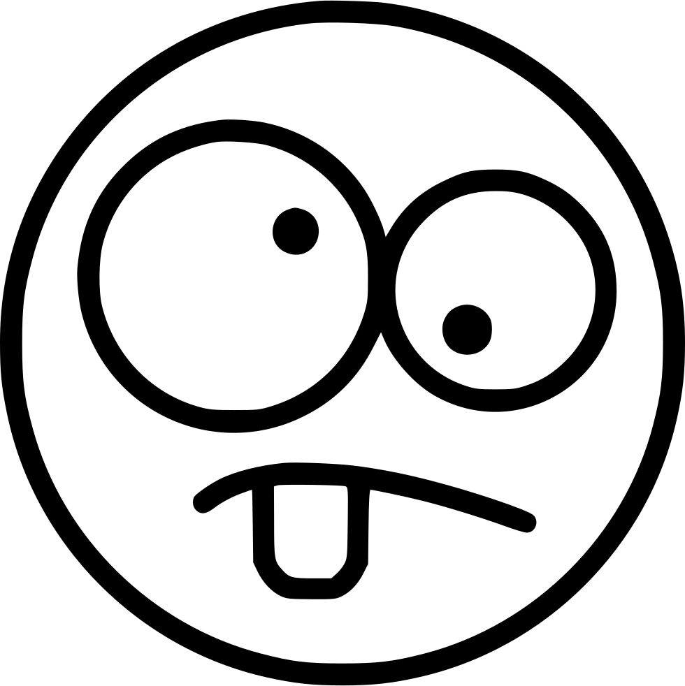 Png File Svg - Crazy Icon (980x982), Png Download