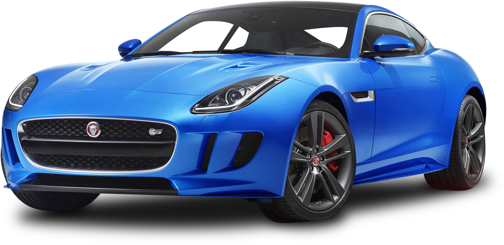 Blue Jaguar F Type Luxury Sports Car Png Image - Jaguar F Type 2018 Ultra Blue (1732x892), Png Download