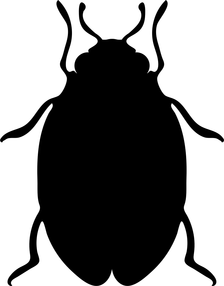 Insect Bed Bug Shape Comments - Insect Icon Png (769x980), Png Download