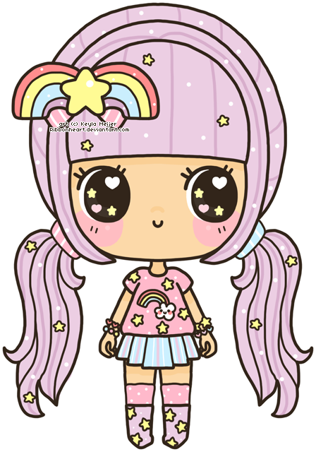 Kawaii Bunny (448x640), Png Download