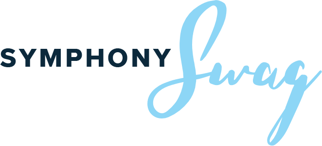 Symphony Swag - Calligraphy (662x302), Png Download