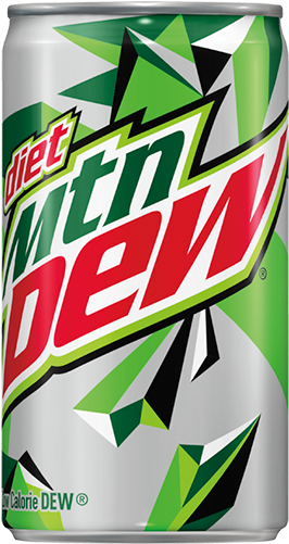 Diet Mountain Dew Small Can Design - Mountain Dew Soda (300x700), Png Download