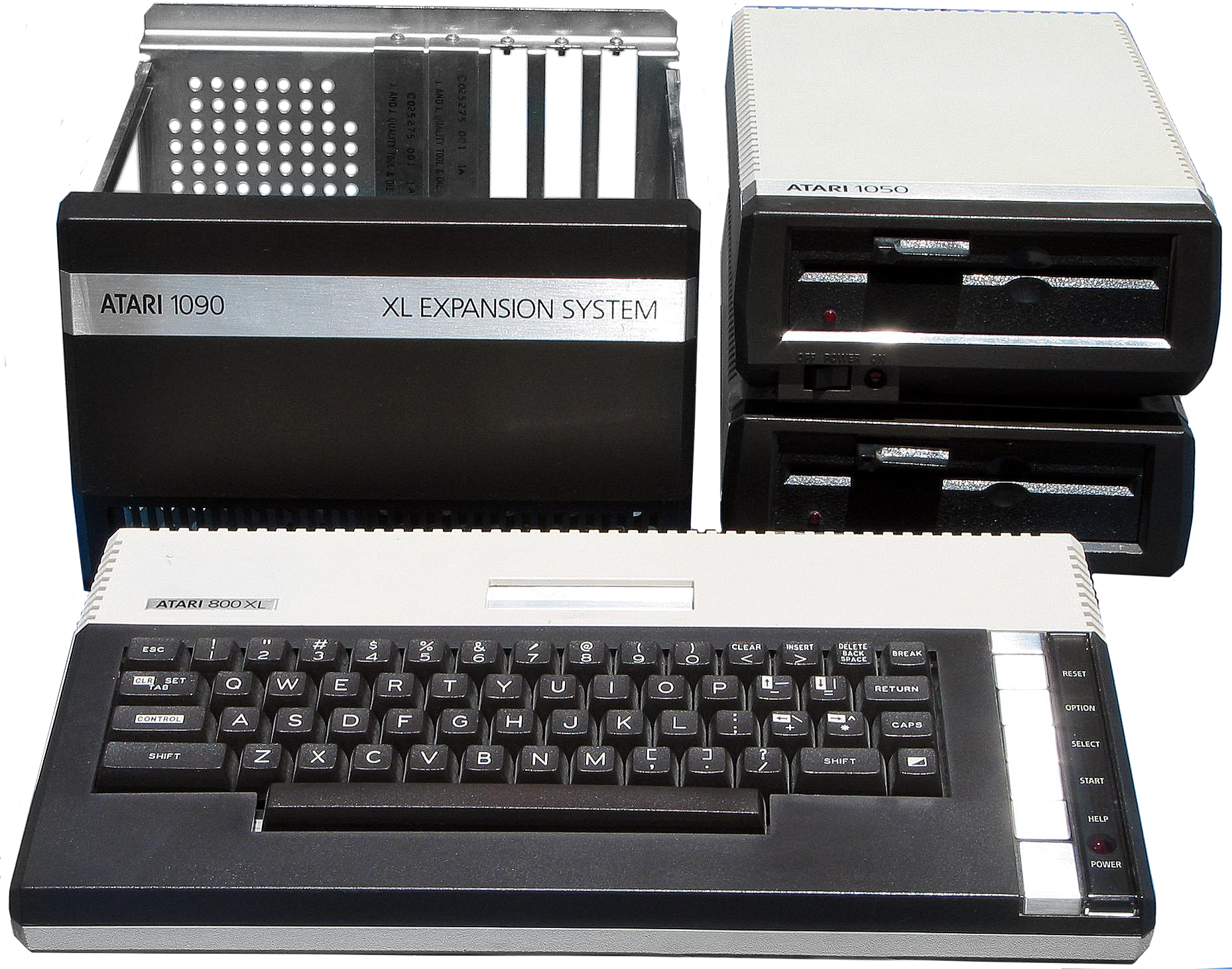 Atari 800xl Mit 1050 Und 1090 - Atari 800xl (1858x1461), Png Download