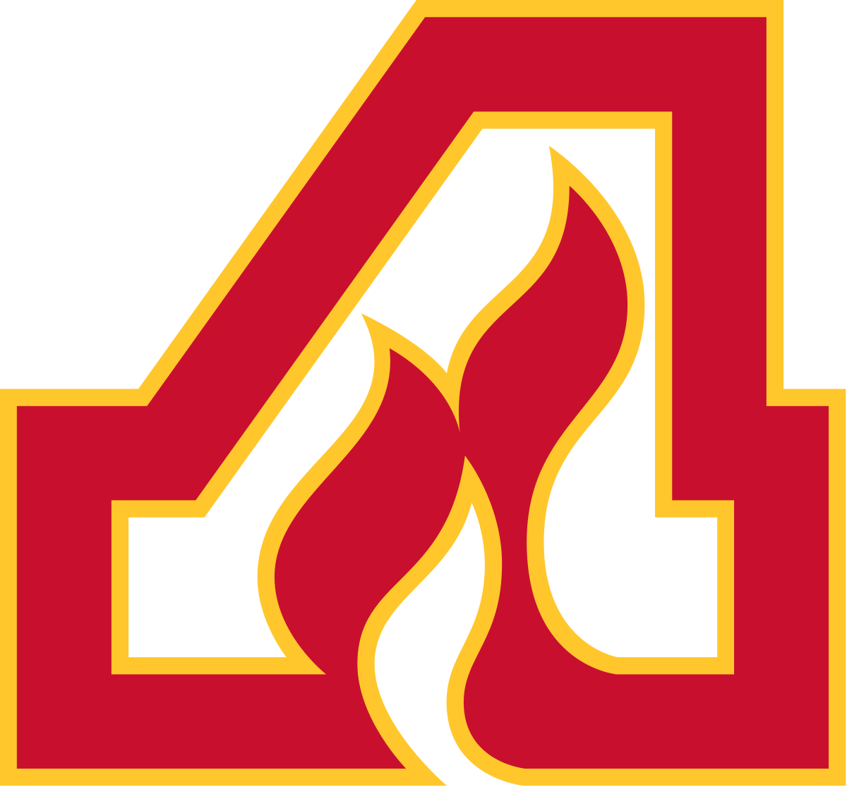 Atlanta Flames Logo Png (1200x1116), Png Download