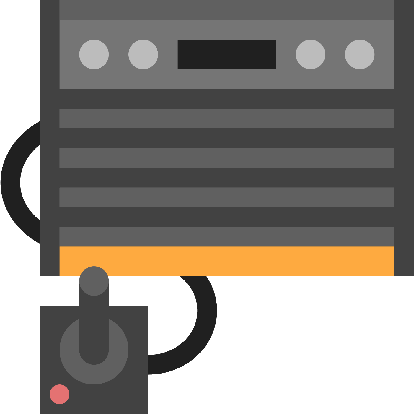 Atari Icon Free Download And Vector Png Atari - Atari 2600 Icon (1600x1600), Png Download