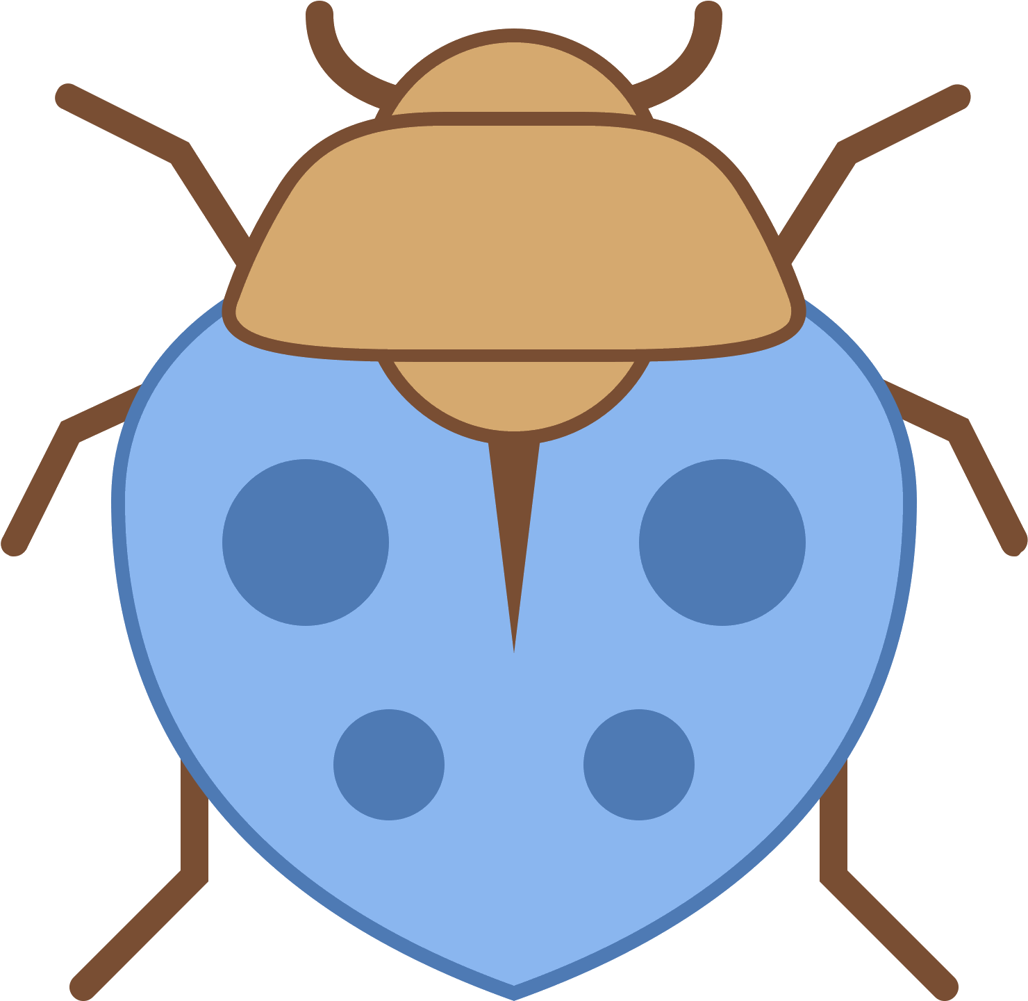 This Logo At First Glance Resembles A Ladybug - Icons8 (1600x1600), Png Download