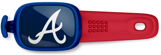 Atlanta Braves Stwrap - Forever Collectibles Atlanta Braves Flying Disc, Multi (550x390), Png Download