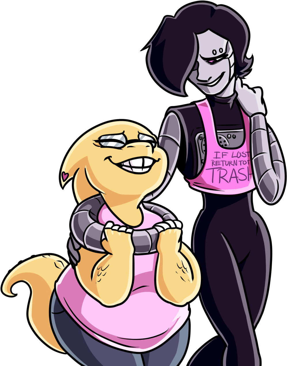 Tumblr Nztszq T Spe Gyo Png Undertale - Mettaton And Alphys Sad (1280x1336), Png Download