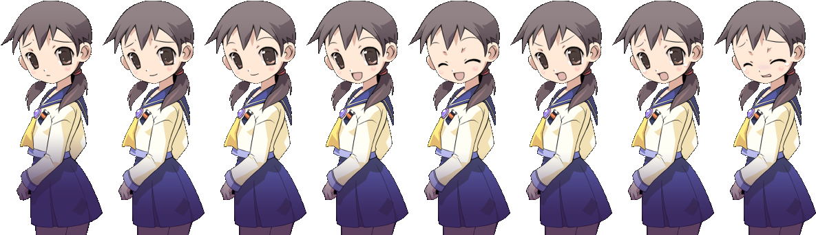 Ayumi Emotions - Corpse Party Ayumi Pc (1222x370), Png Download