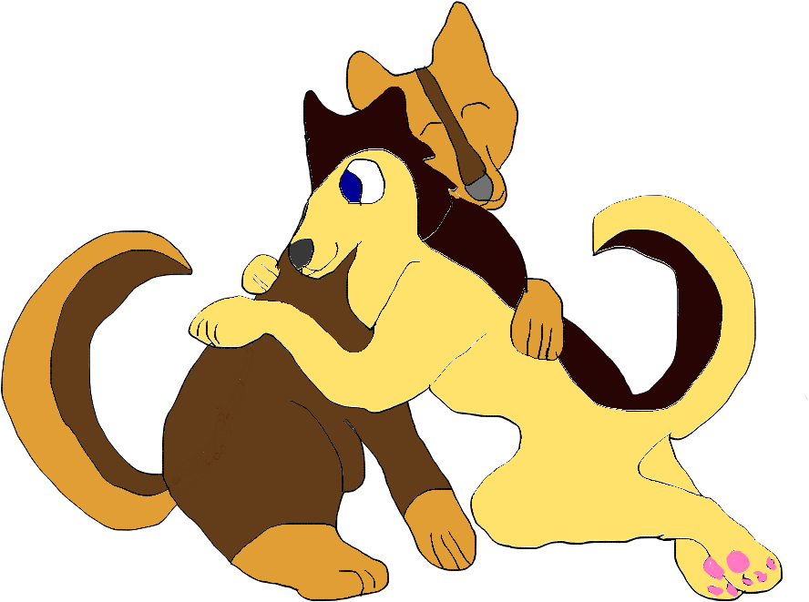 Just A Hug - Paw Patrol Skye Hugs Marshall (1220x692), Png Download