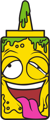 Disgusting Mustard Yellow - Grossery Gang Disgusting Mustard (400x400), Png Download