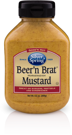 Beer 'n Brat Mustard - Silver Spring Mustard (405x600), Png Download