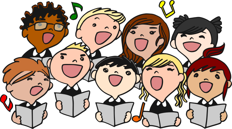 Free Musical Staff Free Children Choral - Sing In A Choir (800x446), Png Download