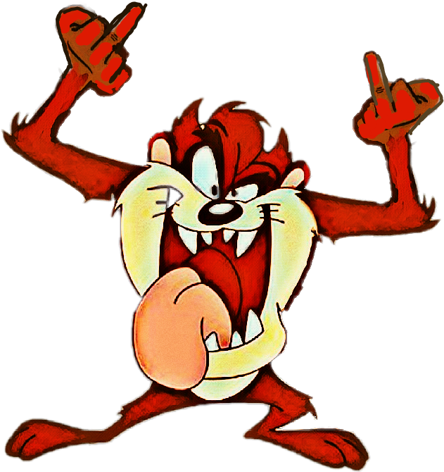 Diable De Tasmanie Looney Tunes (1071x935), Png Download