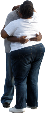 Visit - People Png Hug (375x375), Png Download