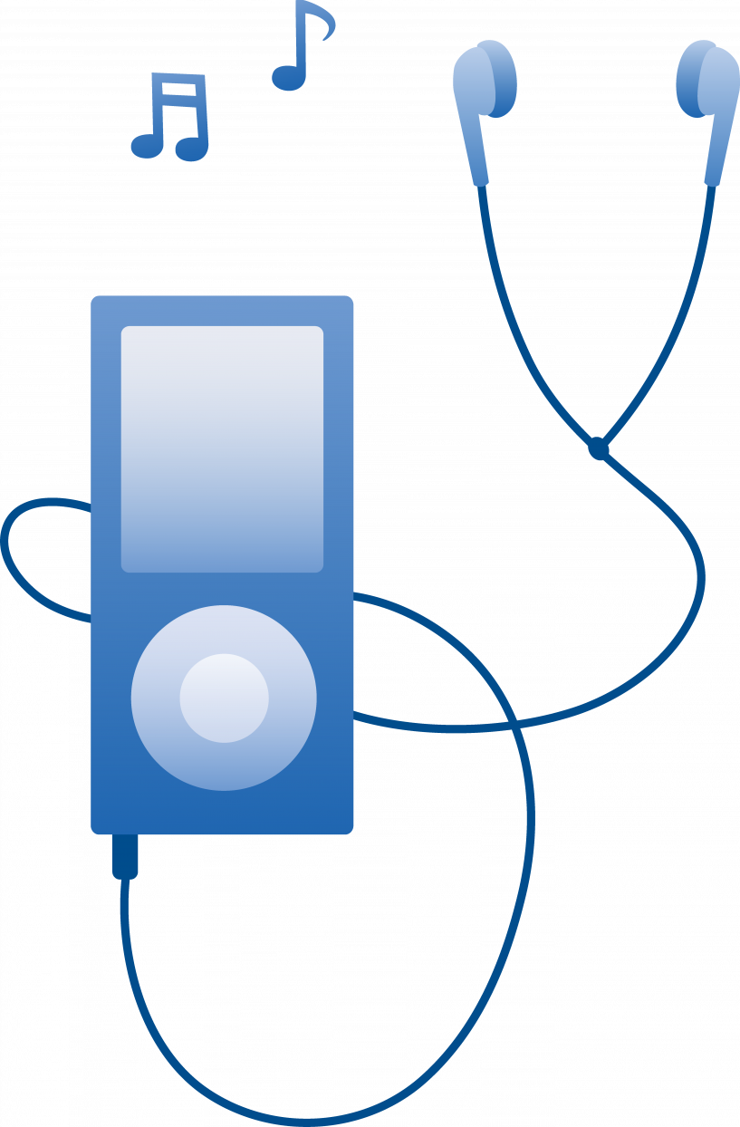 Listen To Music Free Download Jokingart Com - Ipod Clipart Png (817x1244), Png Download