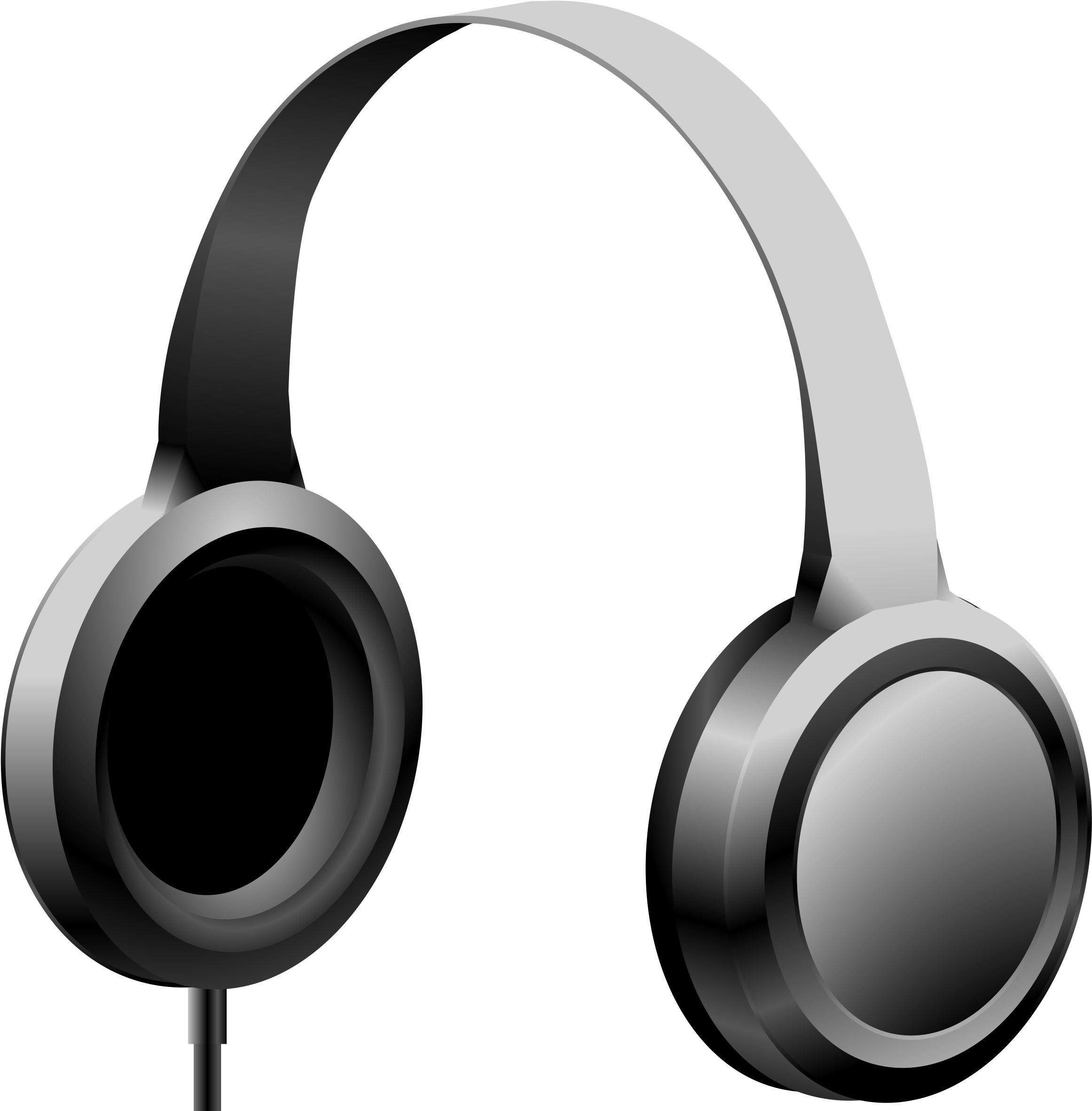 Music Headphone Png Image - Head Set Clip Art (2400x2400), Png Download