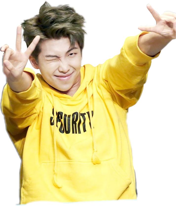 Bts Rap Monster Png - Yellow Namjoon No Background (714x835), Png Download