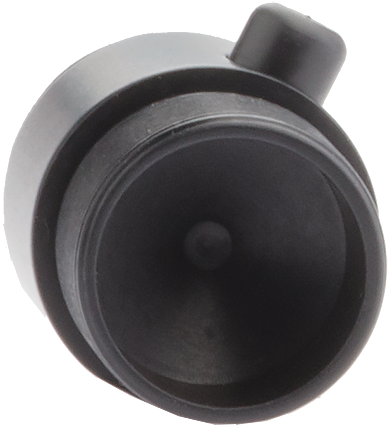Rubber Tip With Spring Loaded Safety Stop Button - Door Handle (1000x1000), Png Download
