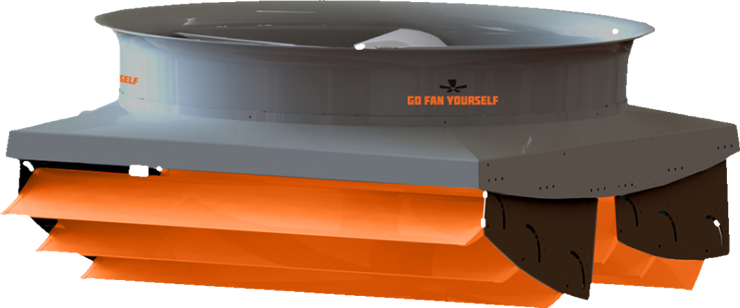Taz Fan - Go Fan Yourself (740x308), Png Download