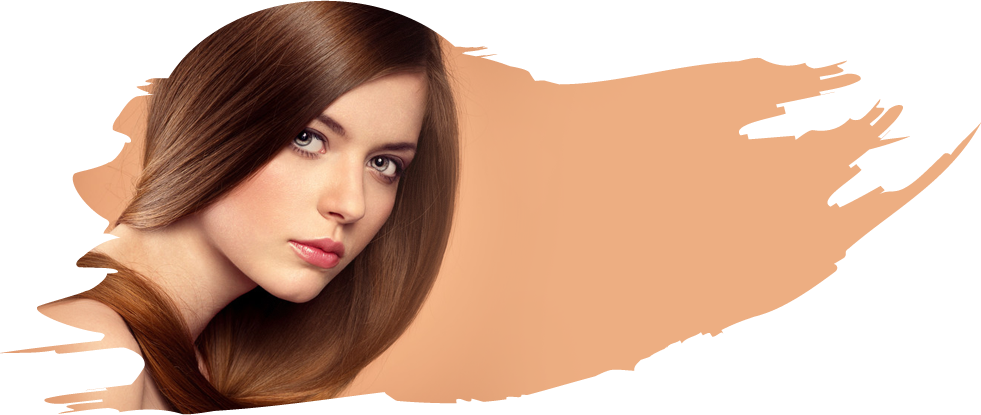 Beautiful Lady With Shiny Hair - Long Hair Lady Png (981x415), Png Download